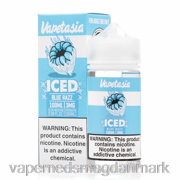 Vape Juice Iced Blue Razz - Vapetasia - 100ml 0mg